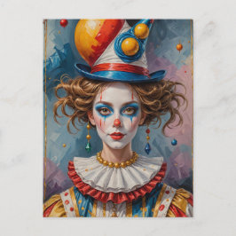 clown briefkaart