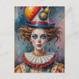 clown briefkaart