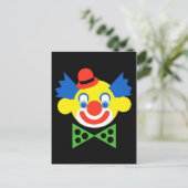 clown briefkaart (Staand voorkant)
