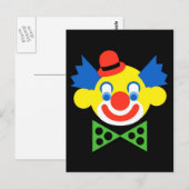 clown briefkaart (Voorkant / Achterkant)