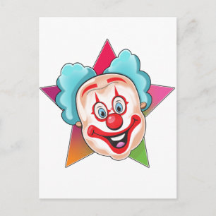 clown briefkaart