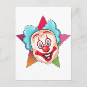 clown briefkaart (Voorkant)
