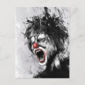 clown briefkaart (Voorkant)
