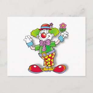 clown briefkaart
