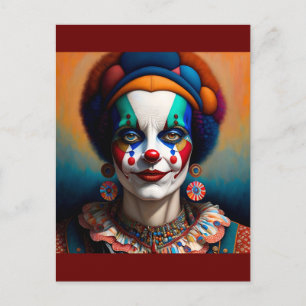 clown briefkaart