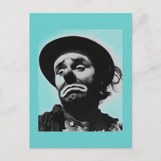  clown Briefkaart (Voorkant)