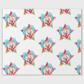 clown cadeaupapier (Vlak)