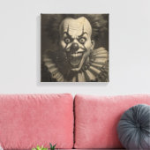 clown canvas muurkunst (Insitu (Woonkamer))