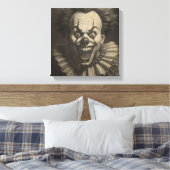  clown canvas muurkunst (Insitu (Slaapkamer))