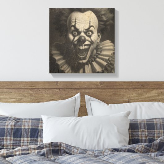  clown canvas muurkunst (Insitu (Slaapkamer))