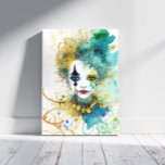 Clown Canvas Print<br><div class="desc">De Clown Canvas Print is volledig aanpasbaar en uniek om aan huis- en kantoor-wanden te hangen. Ontworpen door Norman Reutter.</div>
