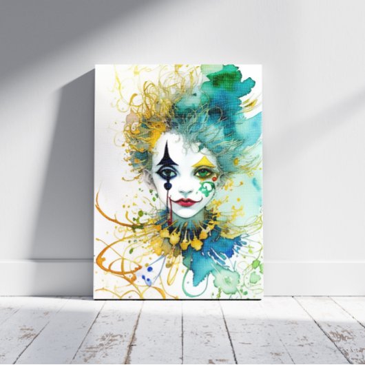 Clown Canvas Print