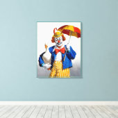 Clown canvas schilderij 1 (Insitu (Houten vloer))