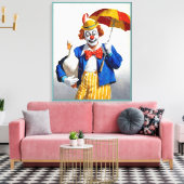 Clown canvas schilderij 1 (Insitu (Woonkamer))