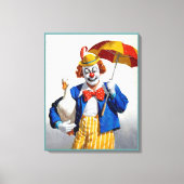 Clown canvas schilderij 1 (Voorkant)