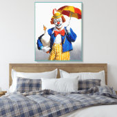 Clown canvas schilderij 1 (Insitu (Slaapkamer))