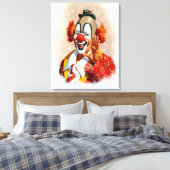 Clown canvas schilderij 2 afdruk (Insitu (Slaapkamer))