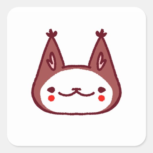 Clown Cat Sticker (Voorkant)