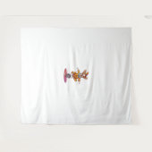 Clown Chihuahua - Grappige Circushond Wandkleed (Voorkant (horizontaal))