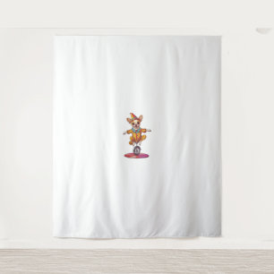 Clown Chihuahua - Grappige Circushond Wandkleed