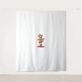 Clown Chihuahua - Grappige Circushond Wandkleed
