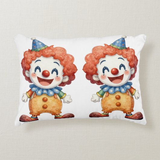 Clown Circus Humor Accent Kussen (Voorkant)