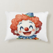 Clown Circus Humor Accent Kussen (Achterkant)