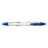 Clown Circus Humor Blauwe Inkt Pen (Achterkant)