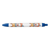 Clown Circus Humor Blauwe Inkt Pen (Voorkant)