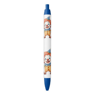 Clown Circus Humor Blauwe Inkt Pen