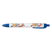 Clown Circus Humor Blauwe Inkt Pen (Bodem)