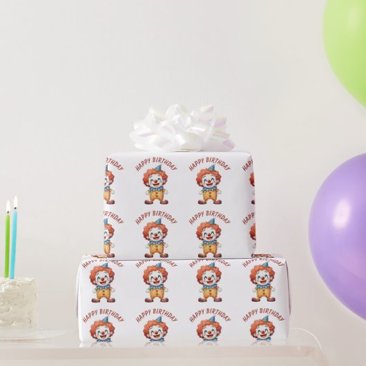 Clown Circus Humor Cadeaupapier (Feestgeschenken)