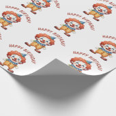 Clown Circus Humor Cadeaupapier (Hoek)