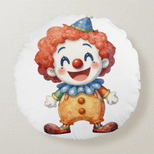 Clown Circus Humor Rond Kussen
