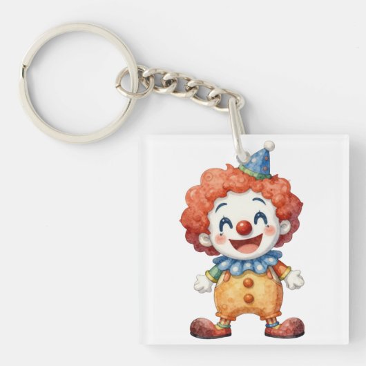 Clown Circus Humor Sleutelhanger (voorkant)