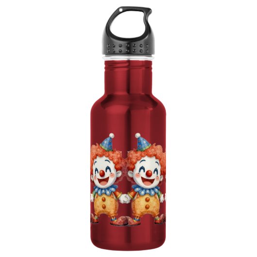 Clown Circus Humor Waterfles (Voorkant)