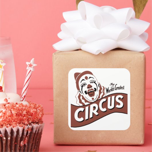 Clown circus Sticker (Feest)