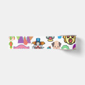 Clown Collage Print Lint (Voorkant)