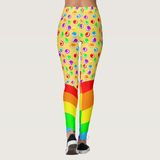 Clown Core en Rainbow Leggings (Achterkant)
