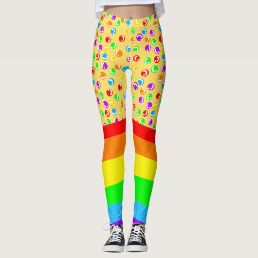 Clown Core en Rainbow Leggings (Voorkant)