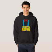 Clown costume Halloween Hoodie (Voorkant volledig)