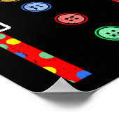 Clown Costume Halloween  Poster (Hoek)