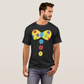 CLOWN costume t-shirt, Clowncore esthetisch T-shirt (Voorkant volledig)