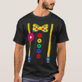 Clown Costume T-Shirt Funny Circus Halloween (Voorkant)