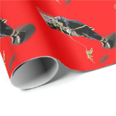 Clown die een RubberKip lopen Cadeaupapier (Rol Hoek)