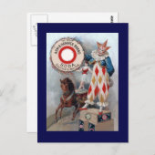 Clown Doll Horse Briefkaart (Voorkant / Achterkant)