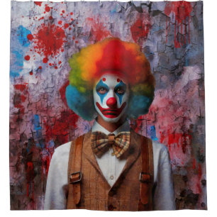 clown douchegordijn