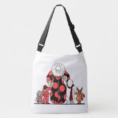 clown en vrienden nemen hun boog af crossbody tas (Voorkant)