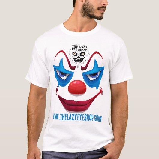 Clown Face Design T-shirt (Voorkant)