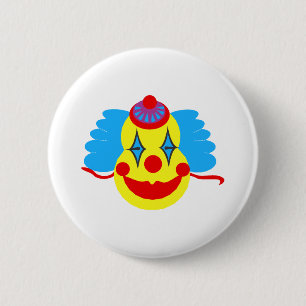 Clown Face Goofy Ronde Button 5,7 Cm